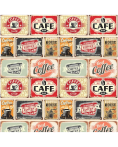 Adesivo BRW Estampado Coffee - 45CM X 10 METROS