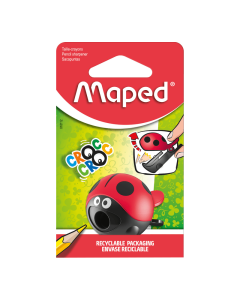 Apontador com Depósito Croc Croc Joaninha Maped