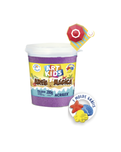 Areia Mágica 200g Roxo Acrilex