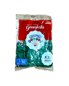 Bexiga nº9 Verde pacote c/ 50 un Pic Pic