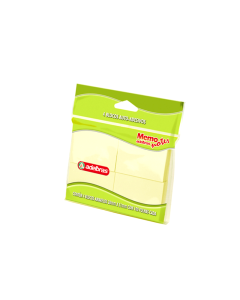 Bloco Adesivo 38mm x 51mm Amarelo Adelbras