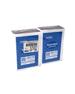 Bloco Rascunho 80mm x 115mm 80 fls com Picote São Domingos PT c/20 un