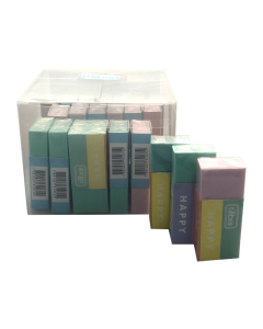 Borracha Tilibra Happy Cores Sortidas CX c/20 un