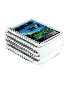 Caderneta Flexível Sortida 1/8 96 fls Panamericana pacote - 10 un