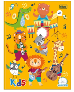 Caderno Brochura Quadriculado 7x7 mm Tilibra Ouro