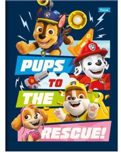 Caderno de Brochura Patrulha Canina Azul 80 Folhas Foroni