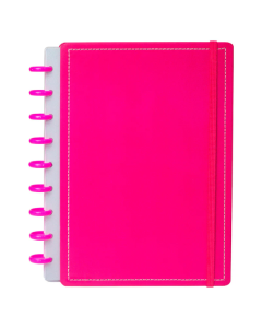 Caderno de Disco Pink Médio Diskô
