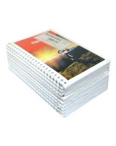 Caderno Espiral 1/4 Capa Flexível 48 fls Panamericana PT - 20 un