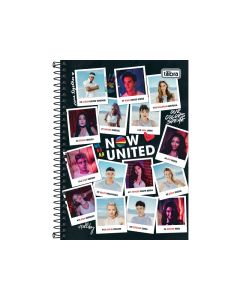 Caderno Espiral 1/4 Pequeno Now United 80 fls Capa 3 Tilibra