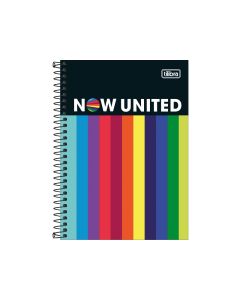 Caderno Espiral 1/4 Pequeno Now United 80 fls Capa 4 Tilibra