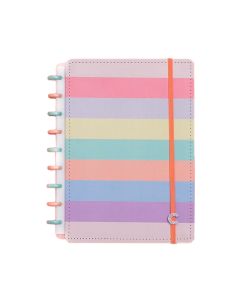 Caderno Inteligente Médio Arco-Íris Pastel