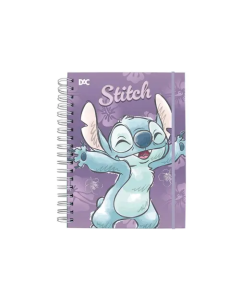 Caderno Smart Universitário Stitch ref.5378 10 Divisórias Dac