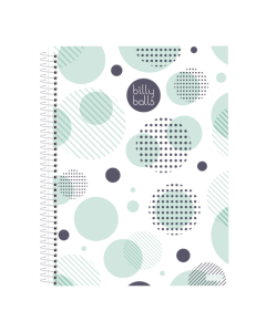 Caderno Universitário 10 Matérias Billy Balls 160 Fls S.D Vd