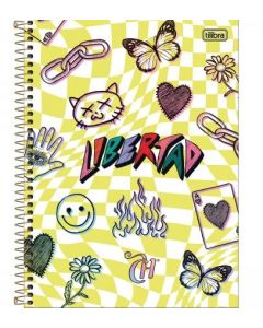 Caderno Universitário 10 Matérias Capricho 160 fls Tilibra AM