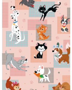 Caderno Universitário 10 Matérias Disney Pets 160 fls Foroni Vermelho