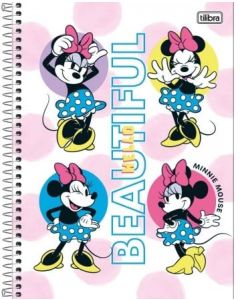 Caderno Universitário 10 Matérias Minnie 160 fls Tilibra Br