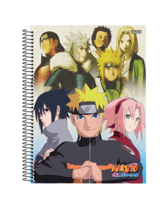 Caderno Universitário 10 Matérias Naruto 160 fls S.Domigos VD