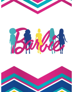 Caderno Universitário 1 Matéria Barbie Teen 80 fls Foroni Ouro