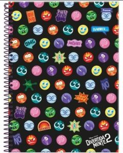 Caderno Universitário 1 Matéria Divertidamente 2 - 80 fls Foroni Am