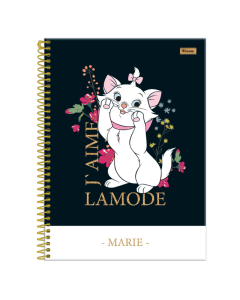 Caderno Universitário 1 Matéria Marie 80 fls Foroni Azul