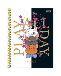 Caderno Universitário 1 Matéria Marie 80  fls Foroni Branco