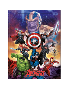 Caderno Universitário Brochura Avengers 80 fls Tilibra BR