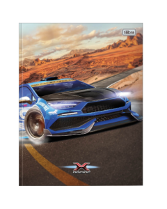 Caderno Universitário Brochura X-Racing 80 fls Tilibra AM