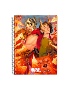 Caderno Universitário 1 Matéria Marvel 80 fls Animativa Vm