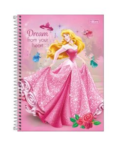 Caderno Universitário 80 fls Princesas Rs Tilibra