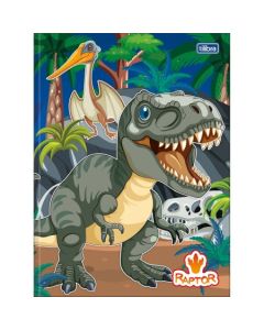 Caderno Universitário Brochura Raptor 80 fls Tilibra AM