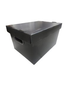 Caixa Organizadora Grande Preta Golden Kraft