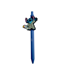 Caneta Esferográfica Stitch Retrátil Ponta Média Azul Molin - 1 unidade