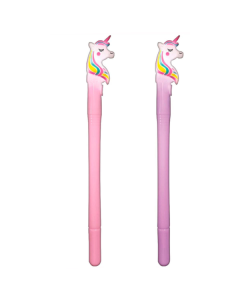 Caneta Gel com LED 0.5mm Unicórnio - 1 un