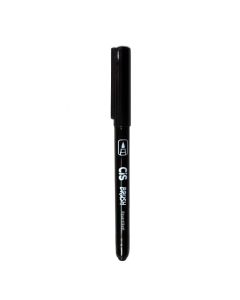 Caneta Hidrográfica Aquarelável Cis Brush Preto