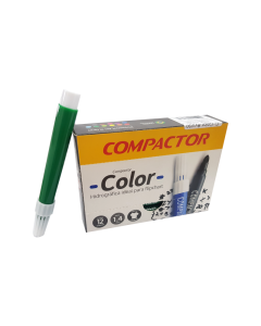 Caneta Hidrográfica Compactor Color Verde CX c/ 12 un