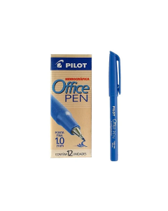 Caneta Hidrográfica Pilot Office Pen 1.0 mm Azul CX c/12 un