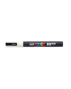 Caneta Posca PC-3M Branca Uni-Ball