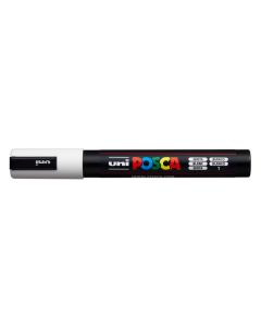 Caneta Posca PC-5M Branca Uni-ball