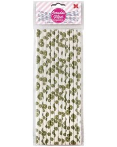 Canudo de Papel Kiwi Make + PT c/12 un