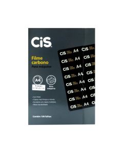 Carbono Filme Preto caixa c/ 100 fls Cis