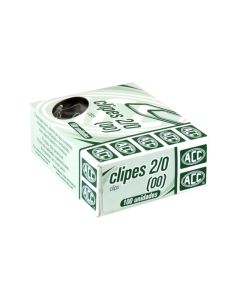 Clipes Galvanizado 2/0 ACC CX 100 un