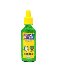 Cola Colorida com Glitter Verde 23g Acrilex