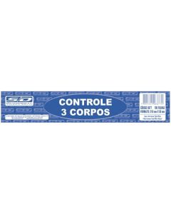 Controle 3 Corpos 100 folhas São Domingos