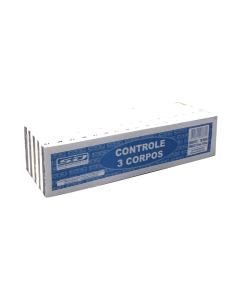 Controle 3 Corpos 100 folhas São Domingos PT c/10 un