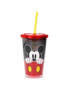 Copo c/ Canudo Mickey 450ml Mk5