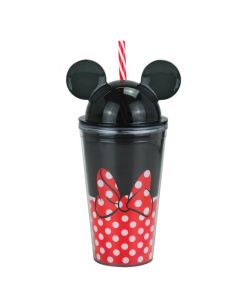 Copo c/ Canudo Minnie com Orelhas 450ml Mk2