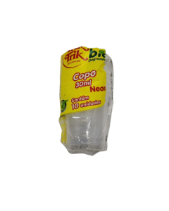 Copo Crystal 30 Ml Neon Natural Trik Trik - 10 Un
