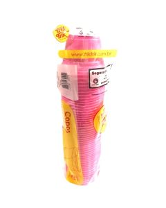 Copo Descartável 100 ml Rosa Trik Trik - 50 un