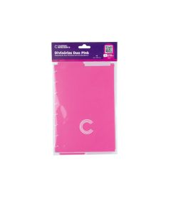 Divisória Duo Pink A5 p/ Caderno Inteligente c/4 un