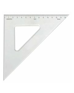 Esquadro de Acrílico 21cm 45/45/90º Trident Ref: 1521